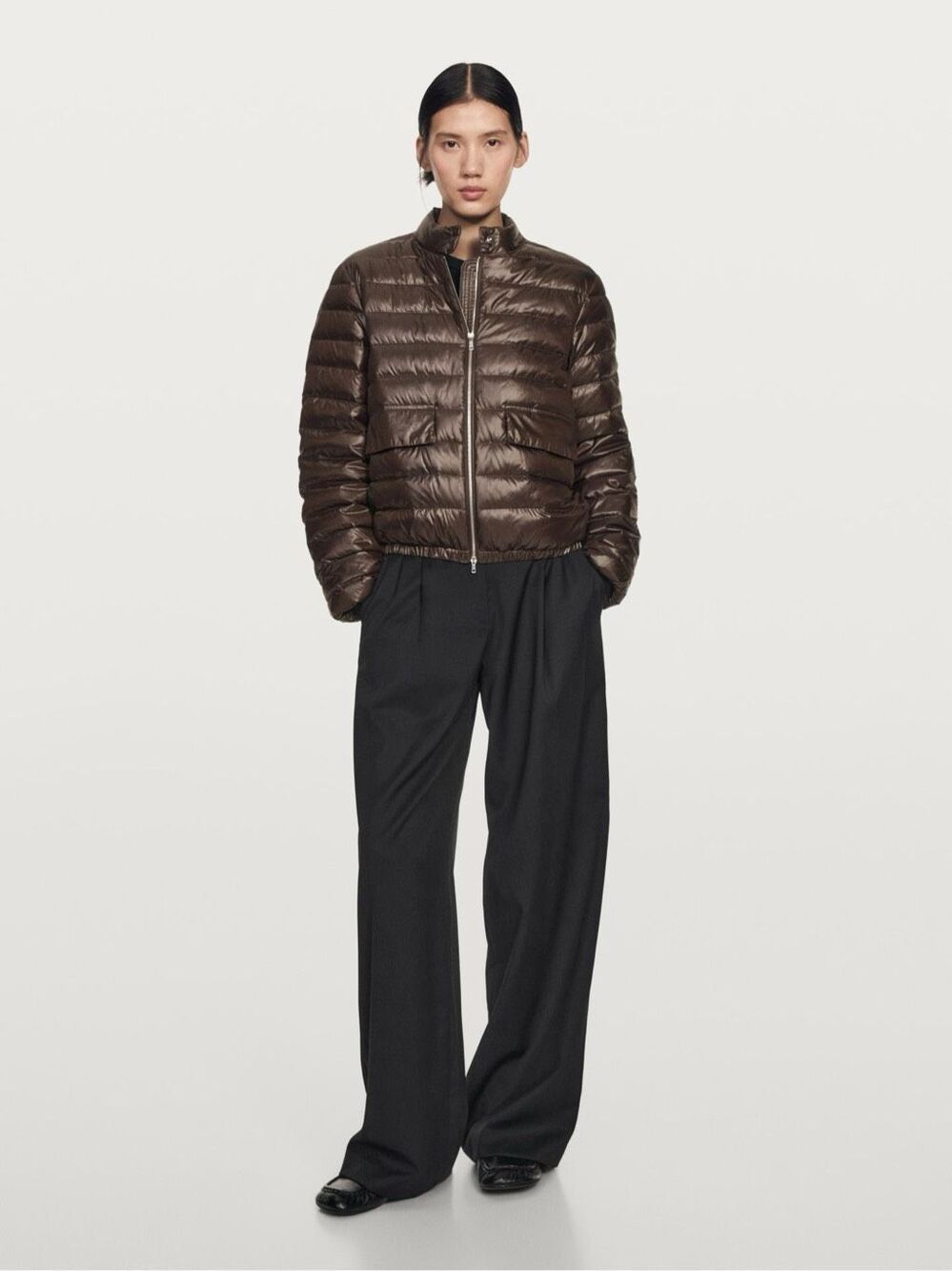 Massimo Dutti WATER-REPELLENT DOWN JACKET - Picture 2 of 12